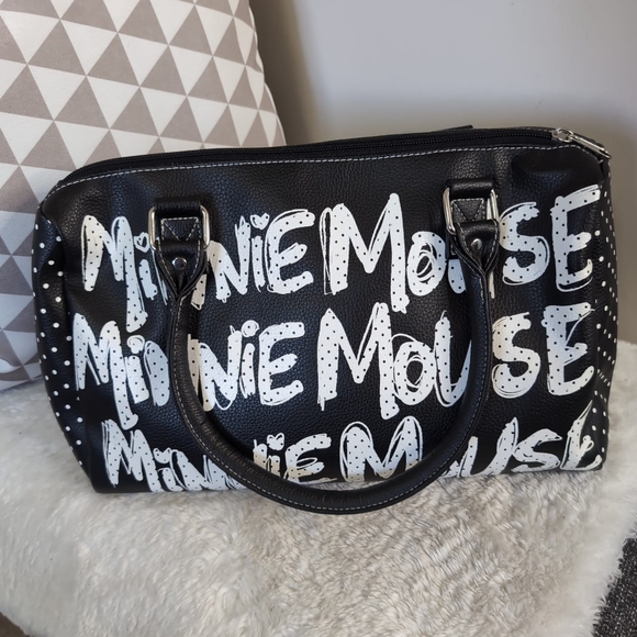 Disney Parks Minnie Mouse Collectible Polka Dot Kawaii Y2K 2000s Shoulder Bag - Picture 3 of 11